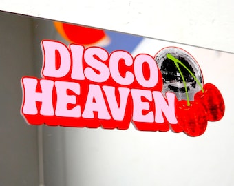 Disco Heaven Vinyl Decal Sticker
