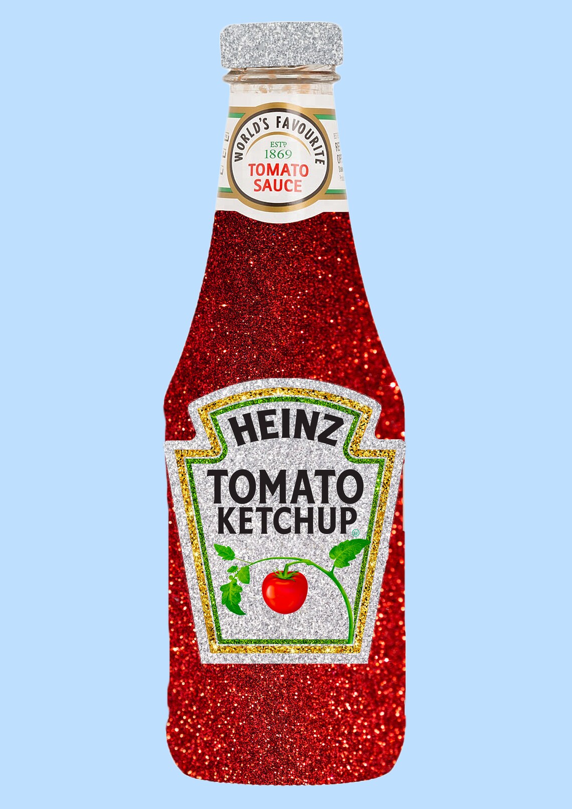 Heinz Tomato Sauce Glitter Retro Wall Art/wall Etsy UK
