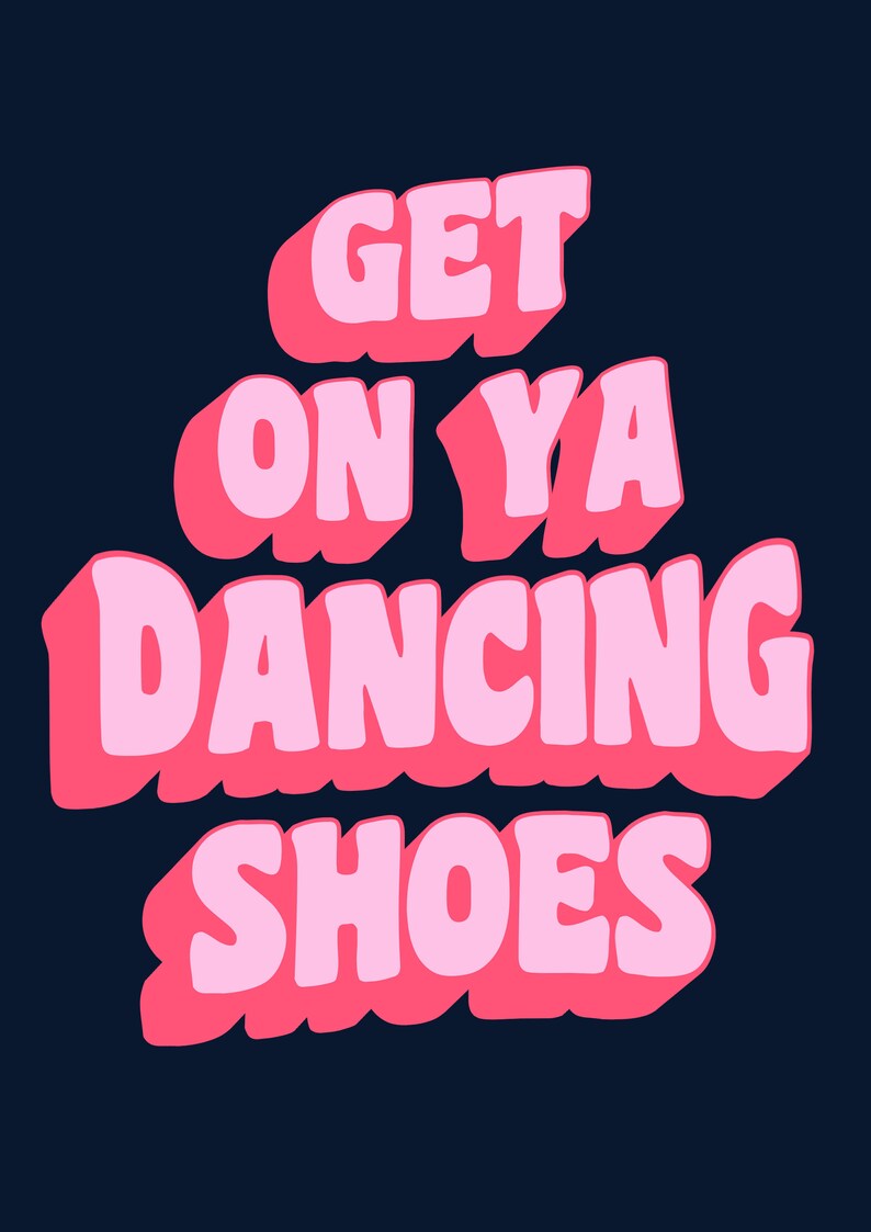 Get On Ya Dancing Shoes Arctic Monkeys Wall Art/Wall Etsy