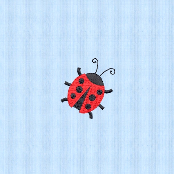 Mini coccinelle - Fichier de broderie machine