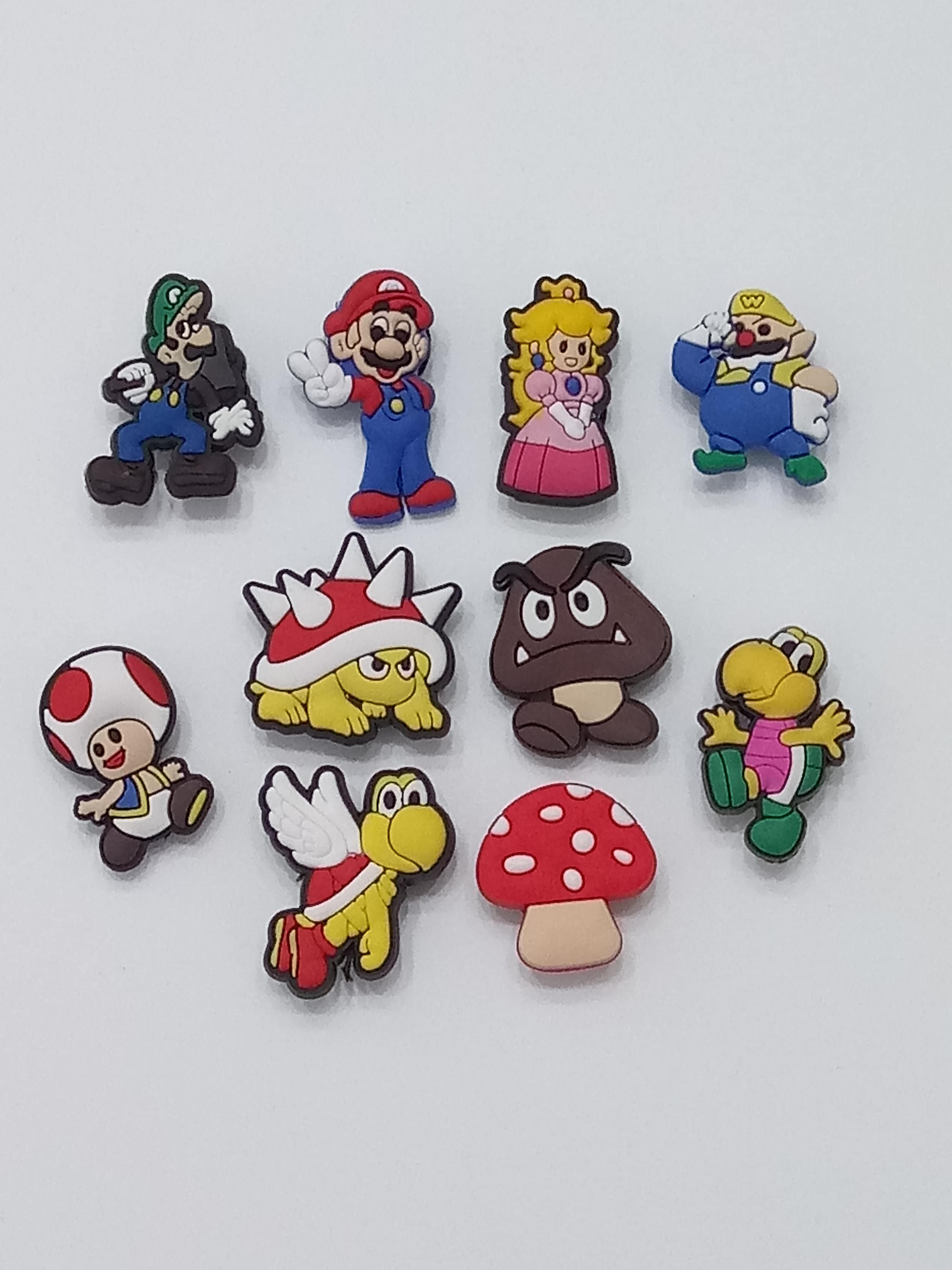 Original Cartoon PVC Shoe Charms Badge Rainbow Mickey Mouse Garden Shoes  Upper Decorations Clog Pins fit Kids Party Gifts