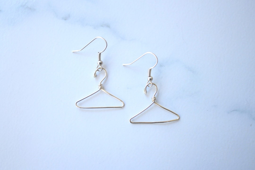 Coat Hanger Earrings for Women, Roe vs Wade, Abortion Rights, Christmas