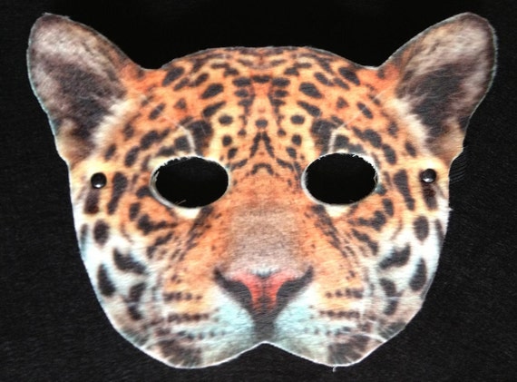 Items similar to Furry Jaguar Kid Mask on Etsy