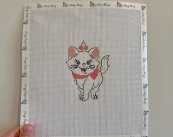Marie - The Aristocats - Handpainted Needlepoint Canvas - Disney World Needlepoint