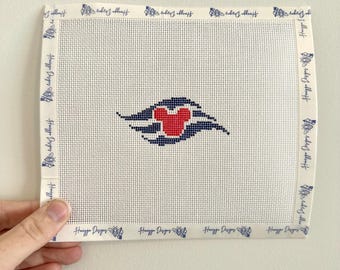 Disney Cruise Line - DCL Needlepoint - Handpainted Needlepoint Canvas -