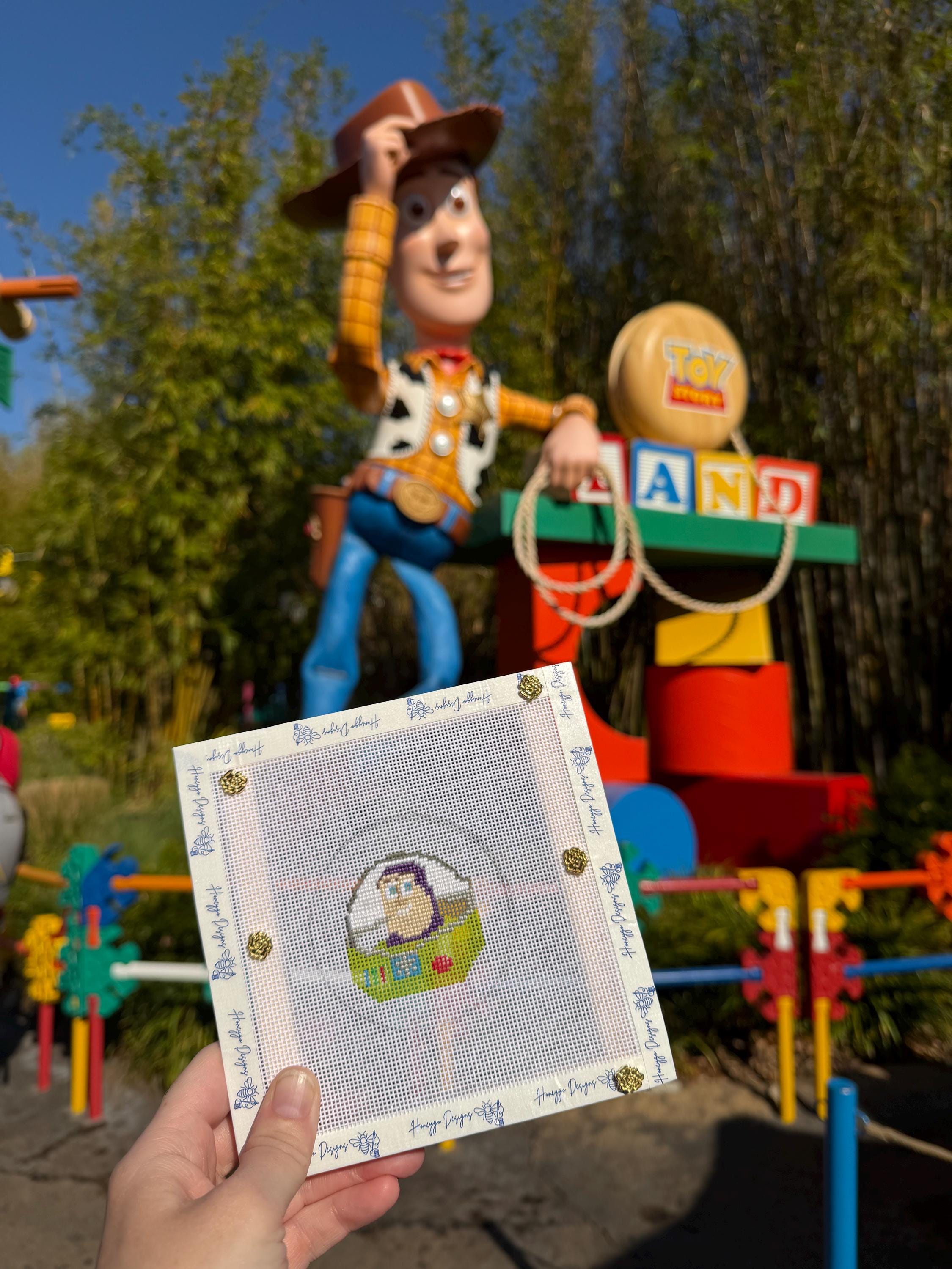 Toy Story Needlepoint Canvas - 2 Inch Beginner Friendly Canvases