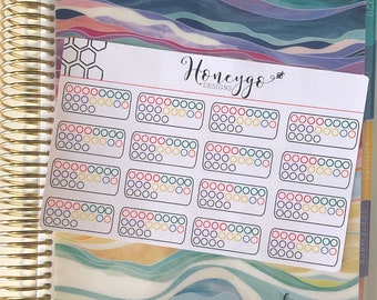 21 Day Fix Diet Tracker Stickers: Customizable Meal Planner Stickers