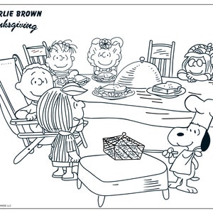 Peanuts - Charlie Brown Holiday Coloring Pages - Peanuts Christmas