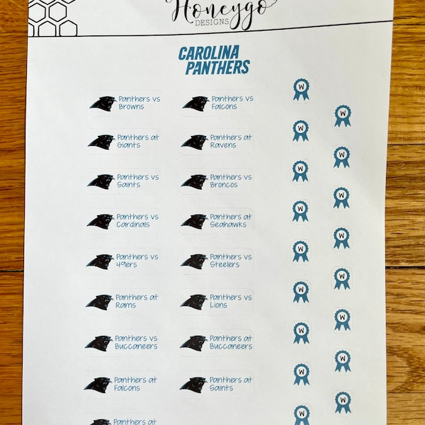 Football Nfl 2024 Schedule Etsy