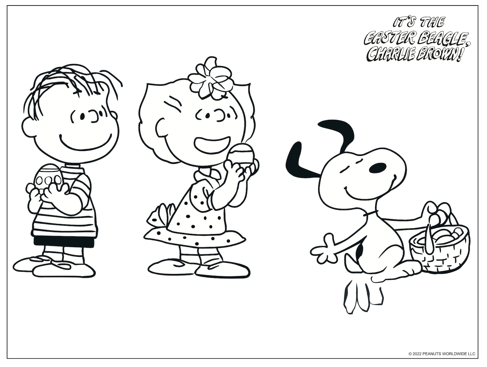 Peanuts Charlie Brown Holiday Coloring Pages Peanuts - Etsy