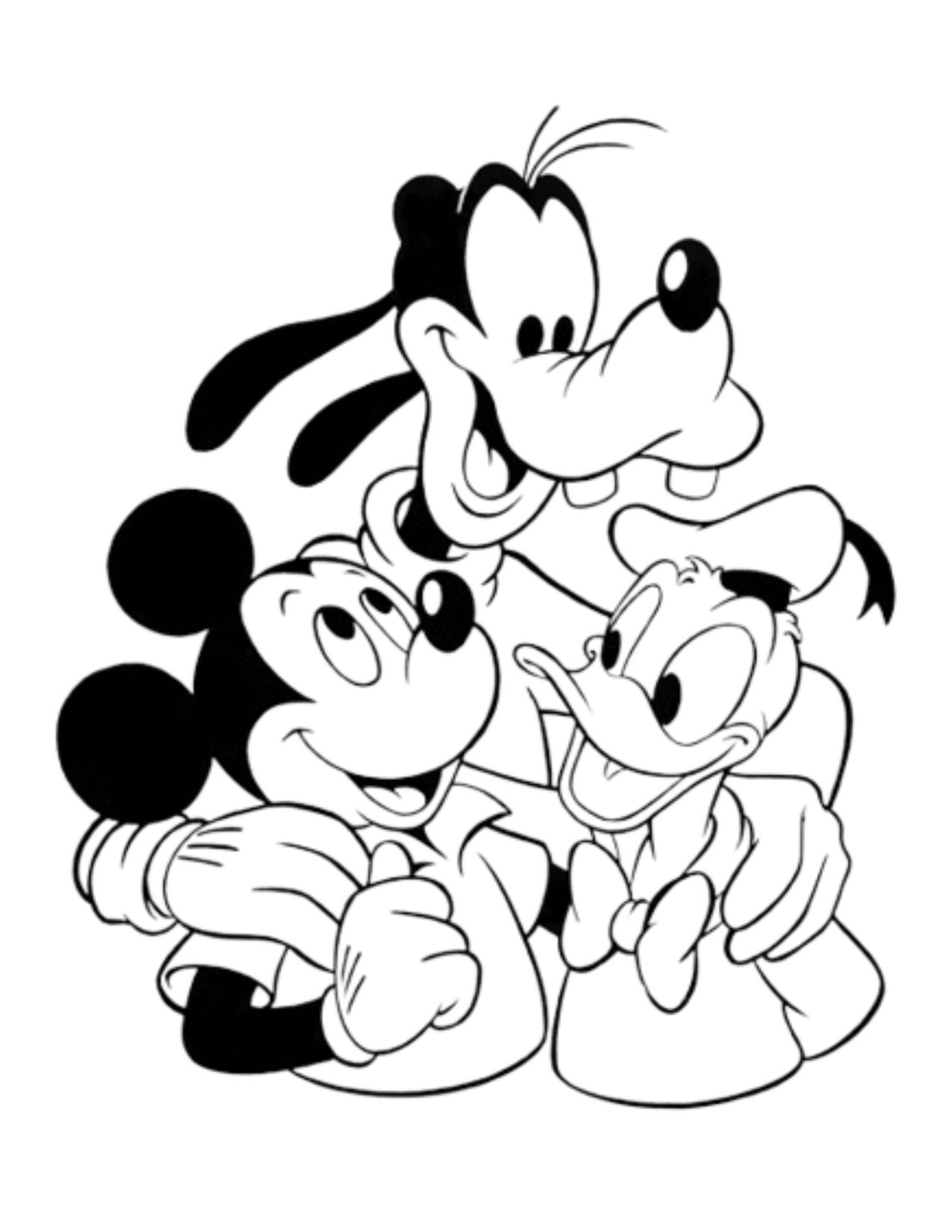 20 Pages of Mickey Mouse Coloring Book Printable PDF Etsy