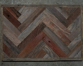 handcrafted salvaged barn wood wall art