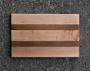 handcrafted maple, white oak cutting board