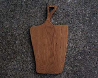 handcrafted red oak cutting board