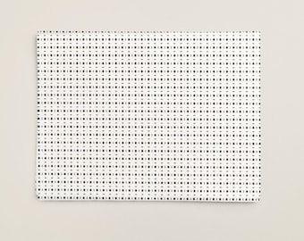 Modern Monochrome Squares Drawer & Cabinet Liner - Luxe Canvas Textured - Peel and Stick - Shelf Liner - Contact Paper -