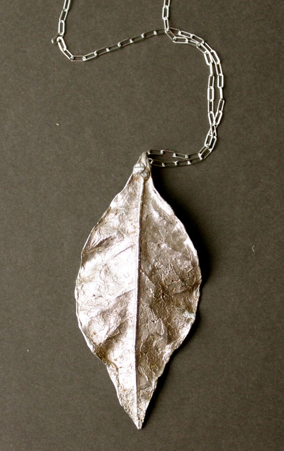 Large Sterling Silver Leaf Pendant Lef Jewelry - Sterling Silver Leaf Pendant Large Large Sterling Silver Leaf Pendant Lef Jewelry - Sterling Silver Leaf Pendant Large