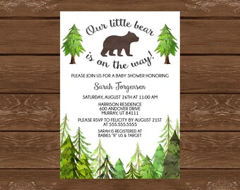 forest baby shower