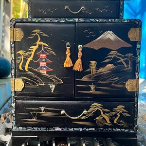 Vintage Japanese Jewelry Boxes - Etsy