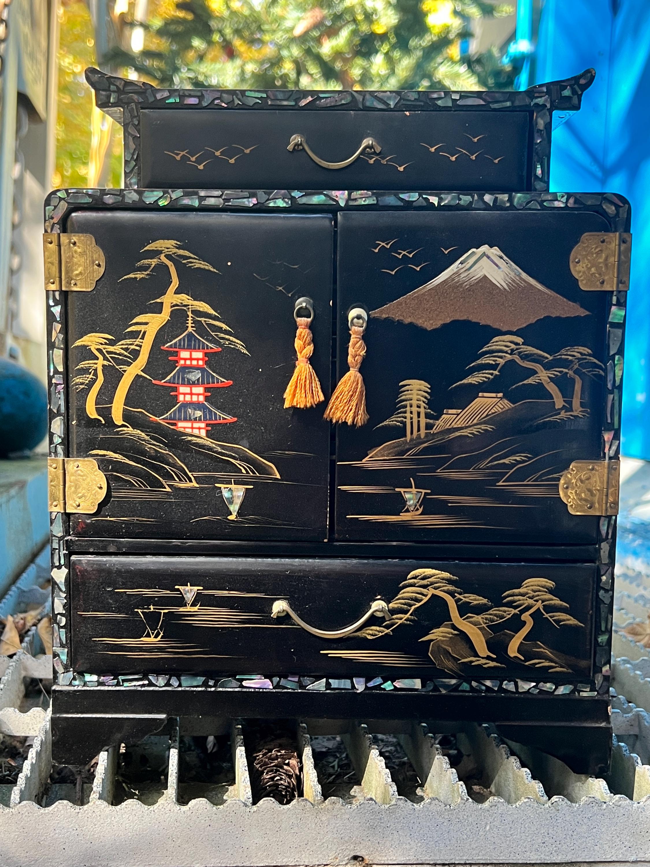 Mt Fuji Wooden Box - Etsy