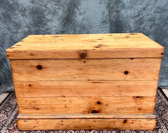 1909 Eddy and Son Refrigerator Ice Box refinished, sunroom local pick up beverage cooler, pine chest, coffee table, refinished chest