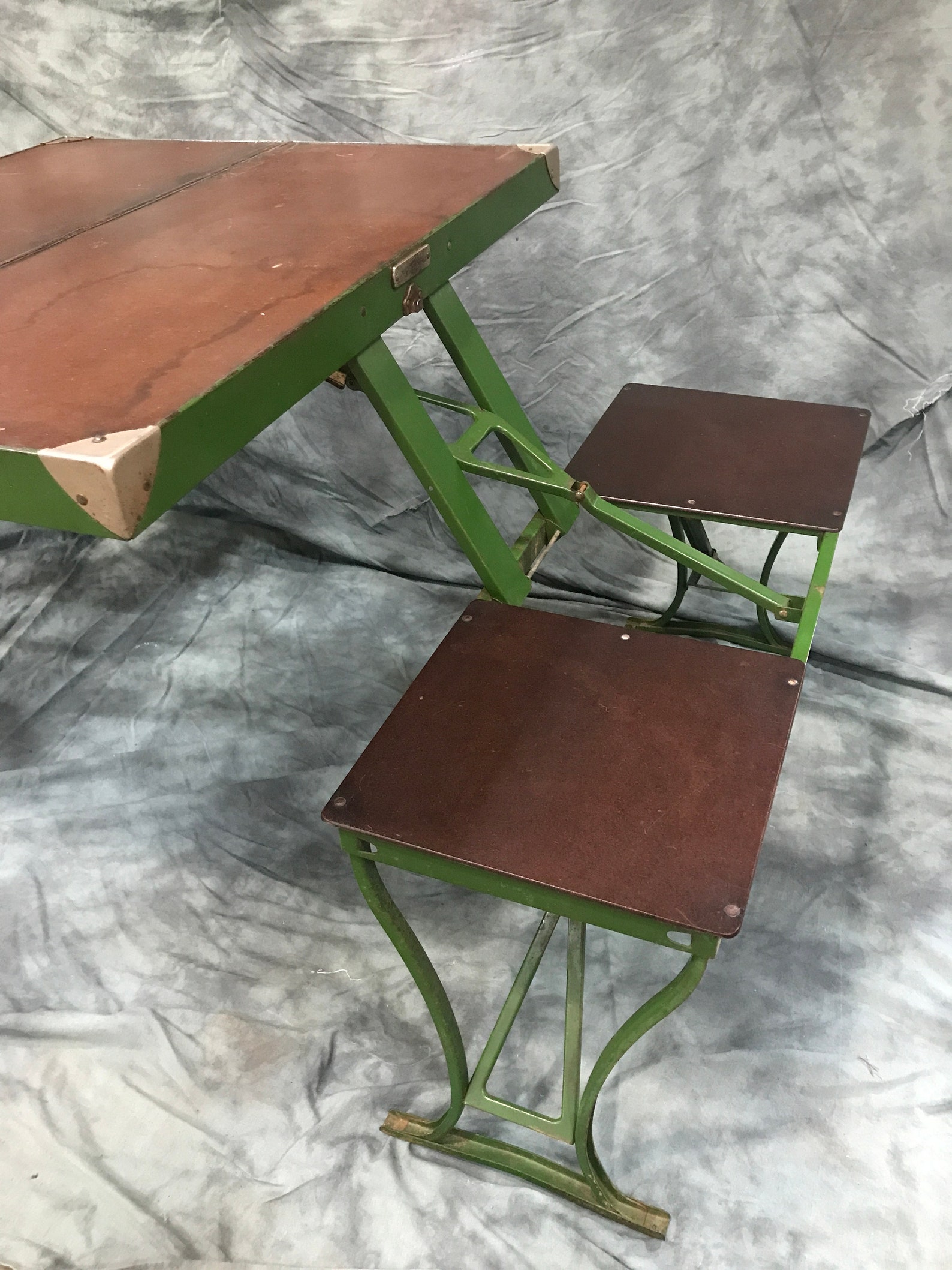 Vintage Milwaukee Handy Table and Chair Set Folding Table Etsy