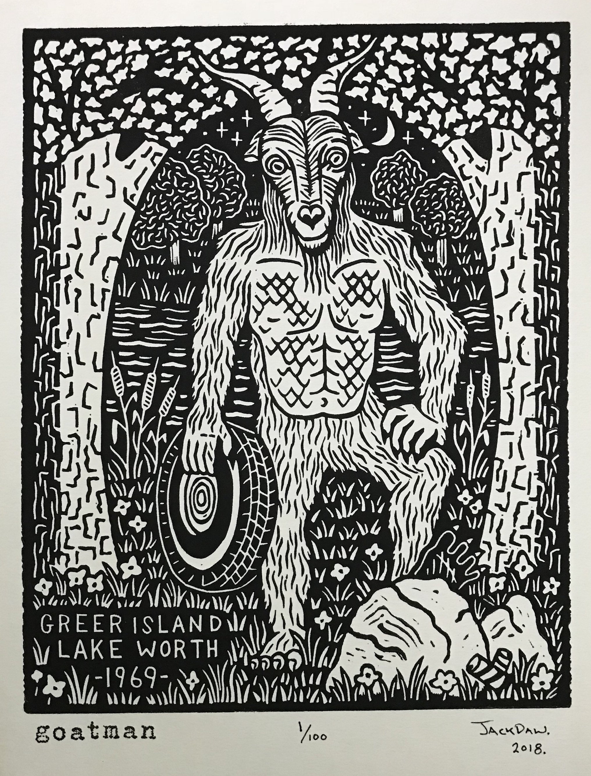 Goatman Etsy