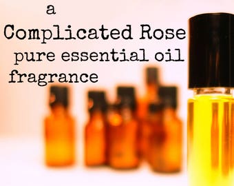 Organic Rose Perfume | Essential Oil Perfume | Rose Oil | Perfume Oil | Natural Perfume Oil | Organic Perfume | Roll On Perfume | Rose Scent