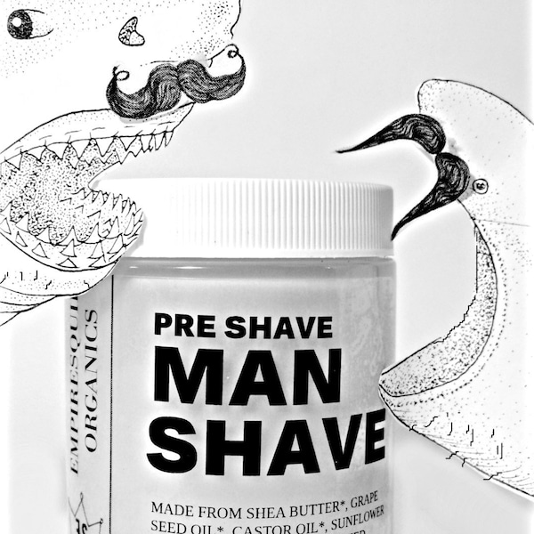 Organic Pre Shave Butter - Pre Shaving Butter - Natural Shaving Cream - Organic Shave Cream