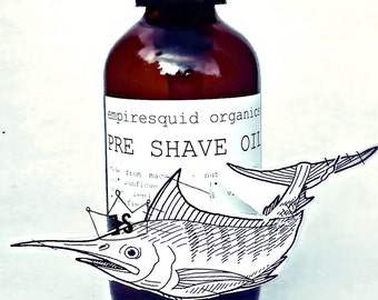 Pre Shave Oil - All Natural Shaving Oil - Organic Shaving Oil - Organic Preshave Oil - Vegan Shaving Lotion - Organic Shave Oil