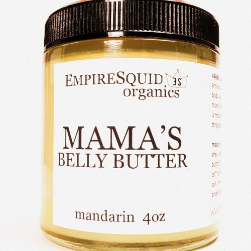 Organic Belly Butter Organic Stretch Mark Cream Pregnancy Etsy