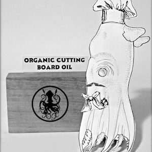 Organic Cutting Board Oil - Mineral Oil Free - Organic Butcher Block Oil - Butcher Block Conditioner