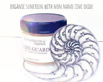 Organic Face Sunblock with Zinc Oxide LIGHT | Organic Facial Sunscreen | All Natural Face Sunscreen | Natural Sunblock | Natural Sunscreen