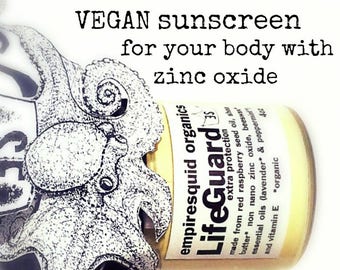 Vegan Sunscreen with Zinc Oxide | Organic Sunscreen | All Natural Sunscreen | Organic Sunblock | All Natural Sunblock | Vegan Sunblock