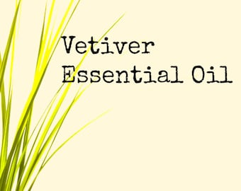 Organic Vetiver Essential Oil | Pure Essential Oils | Aromatherapy Oil | Natural Perfume | Aromatherapy Oils