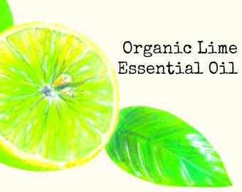 Organic Lime Essential Oil, Pure Essential Oils, Aromatherapy Oil, Citrus Essential Oil, Essential Oil for Oily Skin, Essential Oil for Skin