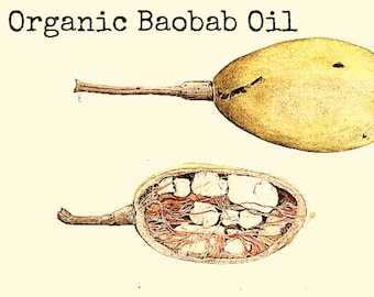 Organic Baobab Oil | Cold Pressed Virgin Baobab Oil | Anti Aging Oil | Dry Skin Moisturizer