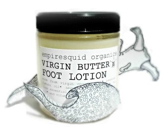 Coconut Foot Cream /  Foot Balm / Healing Feet / Coconut Foot Lotion / Organic Coconut Oil Foot Care / Foot Moisturizer