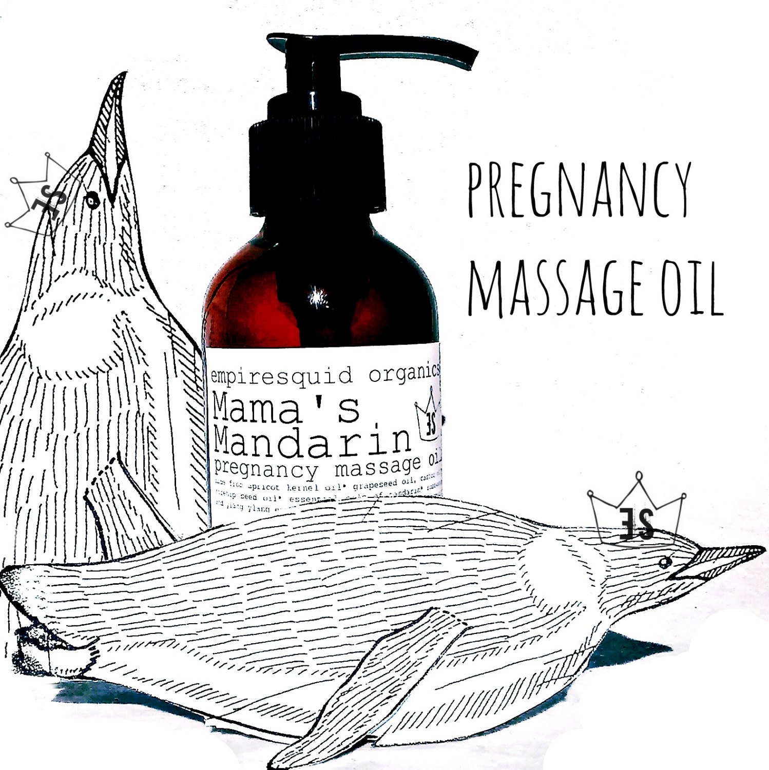 Stretch Mark Oil for Pregnancy Massage // Pregnancy Oil // Etsy