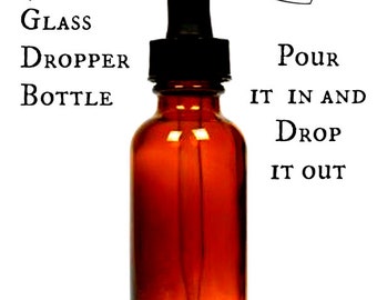 Amber Glass Bottle with Dropper - 4oz - Glass Dropper - Empty Glass Bottle with Dropper - Amber Dropper Bottle - Amber Glass Dropper Bottle