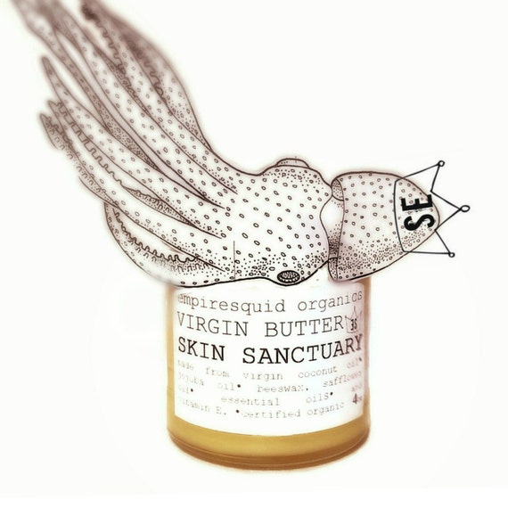 Skin Sanctuary Organic Body Butter - Organic Lotion - All Natural Body Butter - Homemade Body Butter - Body Lotion - Virgin Butter