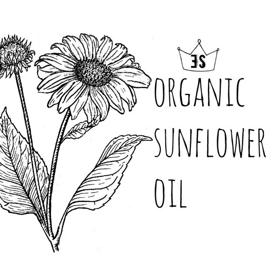 Organic Sunflower Oil Carrier Oil Certified Organic Oil Etsy