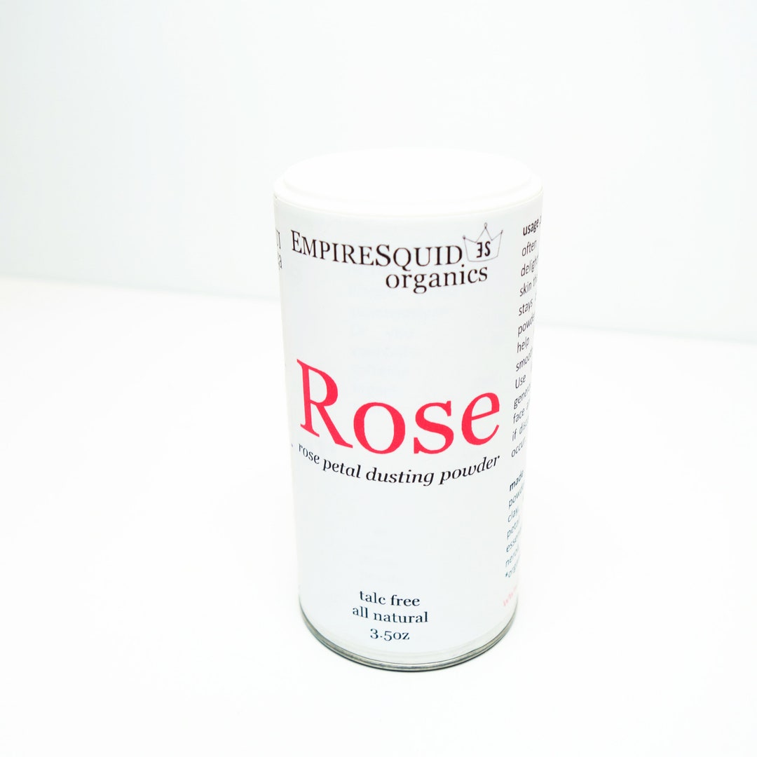Rose Body Powder // Talc Free Body Powder // Natural Rose - Etsy