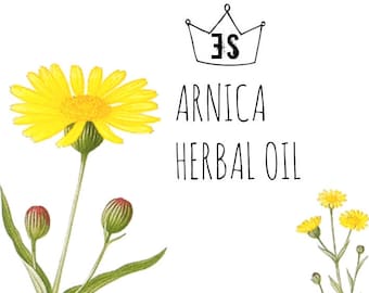 Arnica Oil for Sore Muscles, Natural Pain Relief Oil, Sore Muscle Rub, Arnica Salve, Pain Salve, Essential Oil Pain Oil