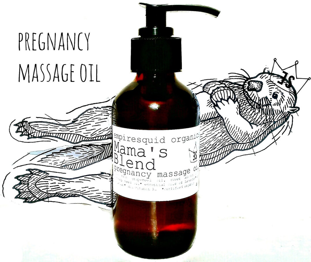 Mama's Pregnancy Massage Oil, Organic Pregnancy Oil, Belly Oil, Mom to