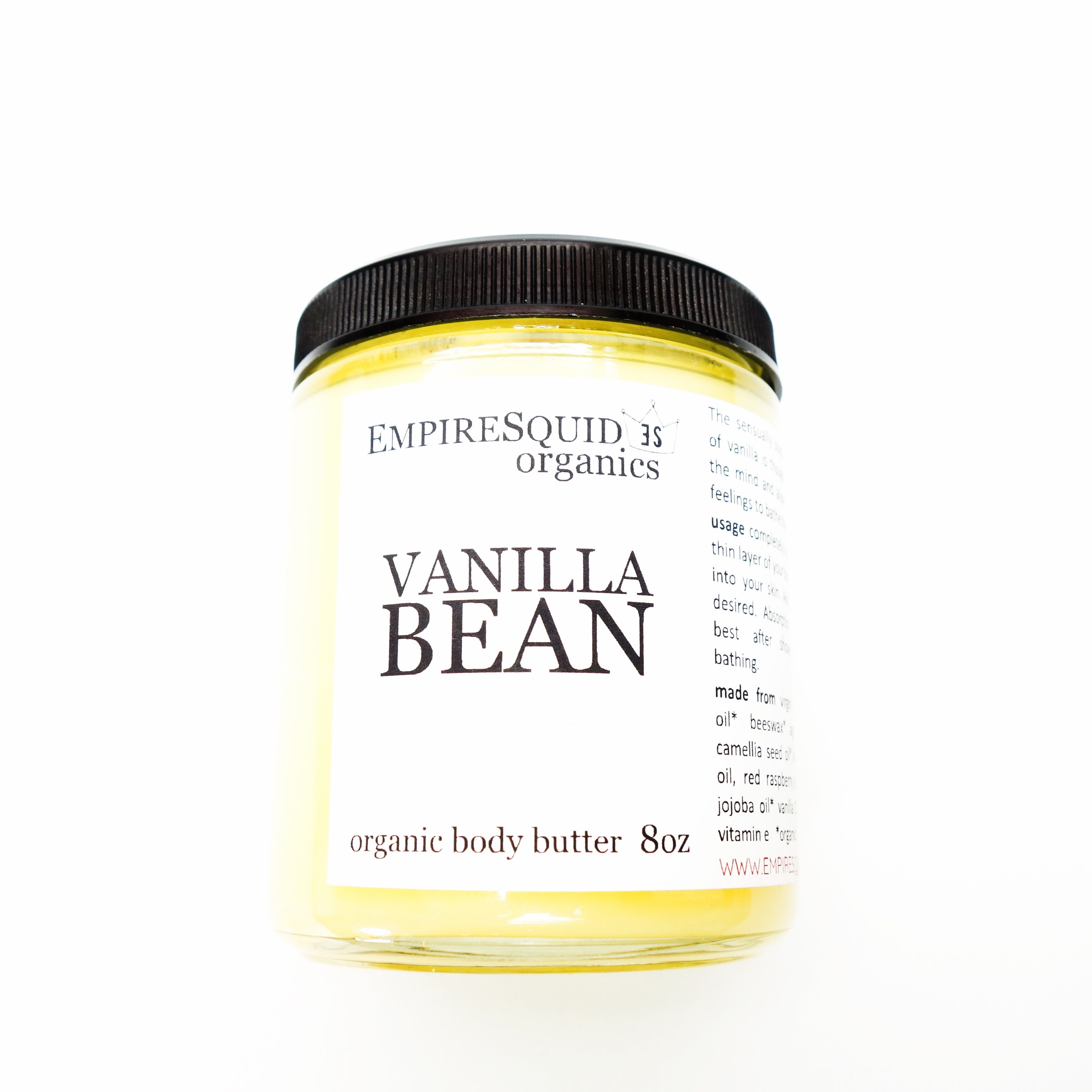 Vanilla Body Butter // Vanilla Body Lotion // Organic Body Etsy UK