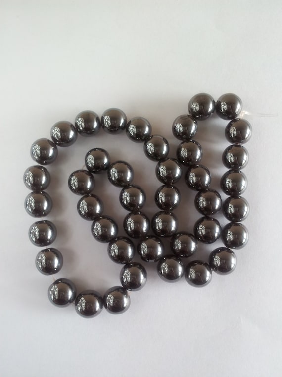 Produktbild von Qualität Hämatit - Shamballa Runde Edelstein Perlen 6mm 8mm 10mm