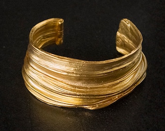 ISITHA Cuff - Art Nouveau Ancient Greek, Wedding bridal jewelry - Statement  Jewelry