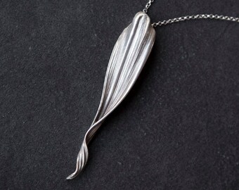 Collier EDEN Silver - Collier Art Nouveau, Collier Elfen, Collier Boho, Collier fait main