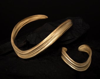 Anassa Choker - Art Nouveau Gold Plated Silver Neck Piece