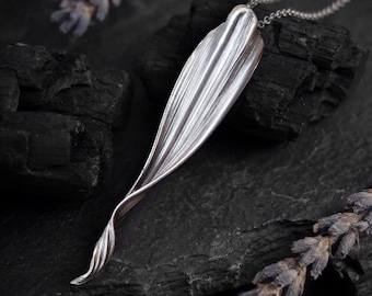 Handmade Sterling Silver Eden Necklace - Art Nouveau, Elven Jewelry